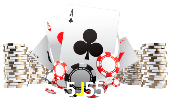 Jogue jogos de pôquer em 5J55